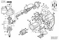 Bosch 0 601 344 741 GWS 9-125 CE Angle Grinder GWS9-125CE Spare Parts